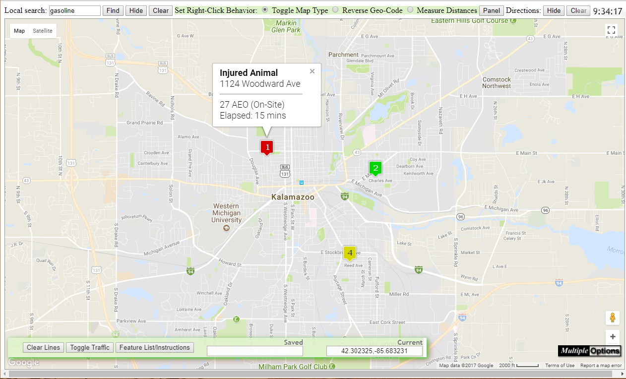Dispatch Map